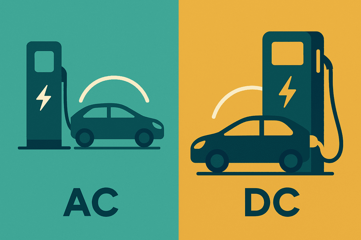 Comparación de carga AC y DC en estaciones del norte del Valle de Aburrá